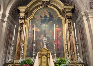 l'altare di san Faustino in riposo